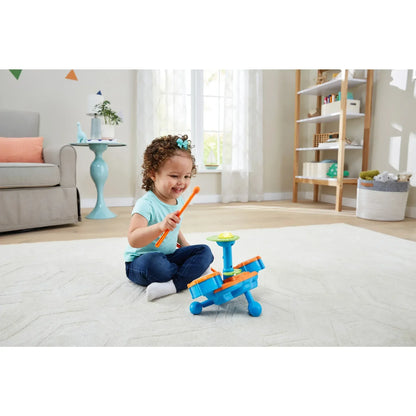VTech KidiBeats Drum Set with Accessories, Baby and Toddler Toys