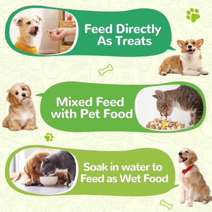 PAWUP Chicken Liver Freeze Dried Dog and Cat Treats, Single Ingredient, Grain Free, No Additives, High Protein Dog Toppers for Training, 4.6oz