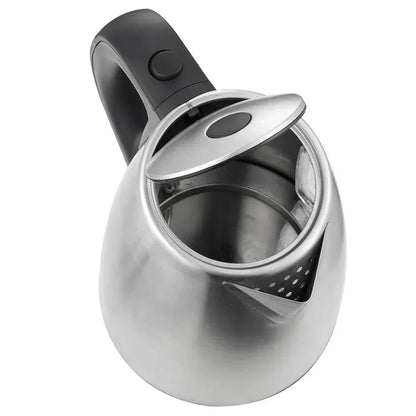 Ktaxon 1500W 1.5L Stainless Steel Electric Kettle with Water Window, Silver