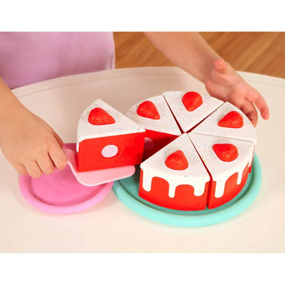 Battat Sweet Treats Pop-Up Shop Fabric Tent 25-Piece Dessert Set, Toddler and Preschool Toys