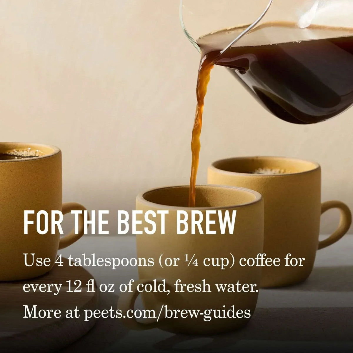 Peet's Coffee House Blend Premium Dark Roast Ground Coffee, Arabica, 10.5 oz