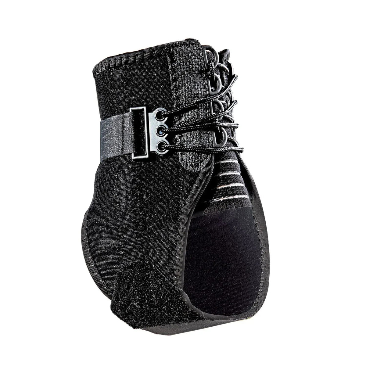 ACE Brand Ankle Support with Side Stabilizers, Adjustable, Black, 1 Brace