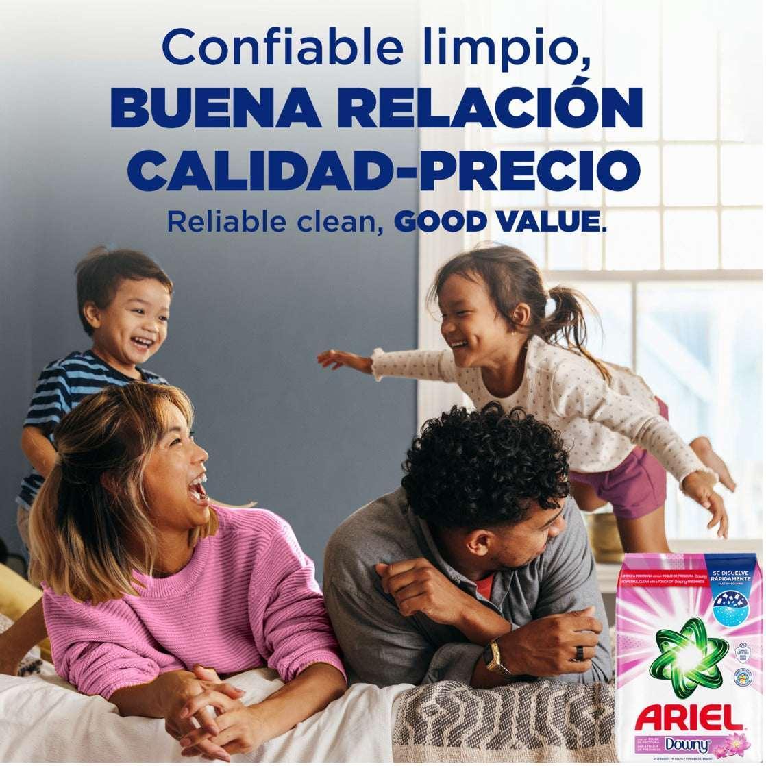 Ariel with a Touch of Downy Freshness, Powder Laundry Detergent, 4.3 kg, 96 Loads