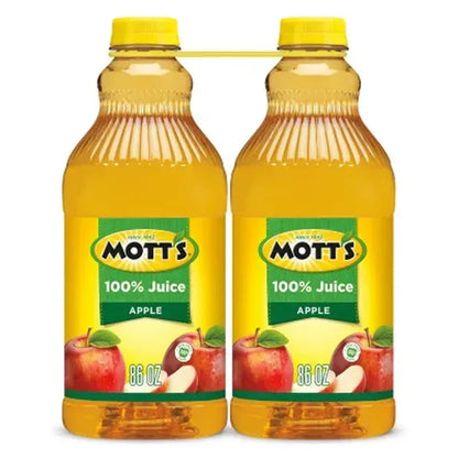 Mott'S 100% Apple Juice (86 Fl. Oz., 2 Pk.)