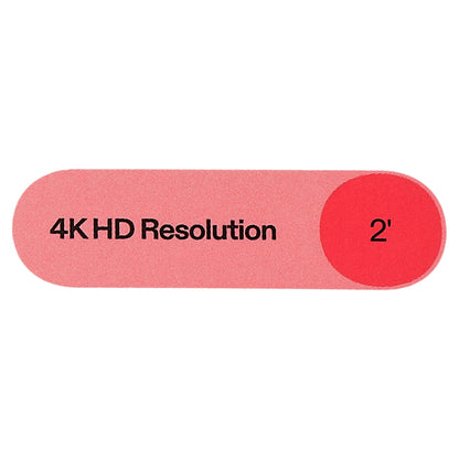 onn 2ft 4K UHD HDMI Cable