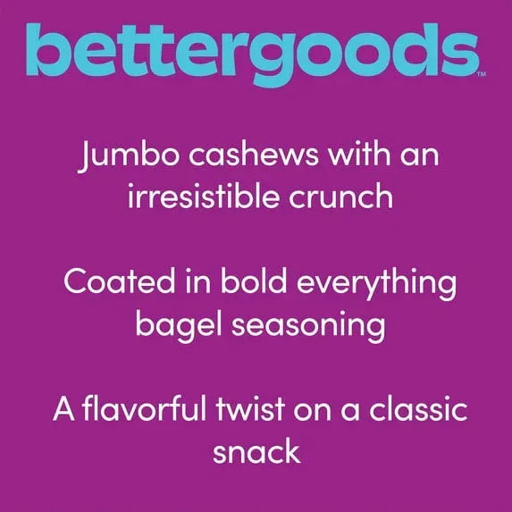 bettergoods Everything Seasoned Cashews, 10 oz
