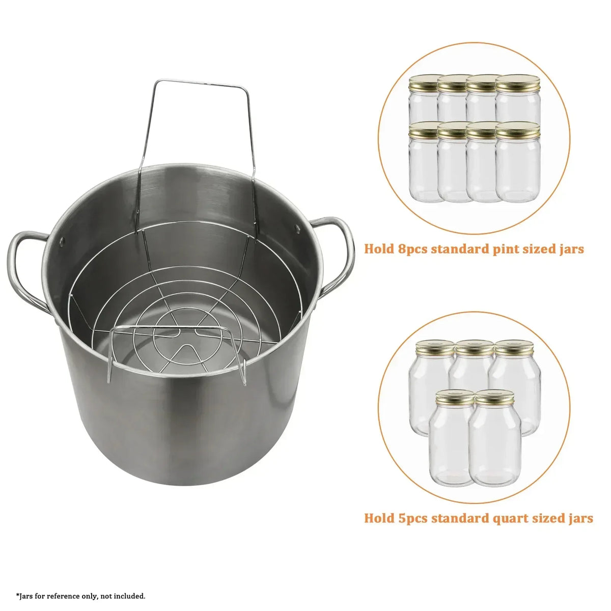 Mainstays 5-Piece Complete Water Bath Canning Kit, Essential Canning Supplies Starter Kit