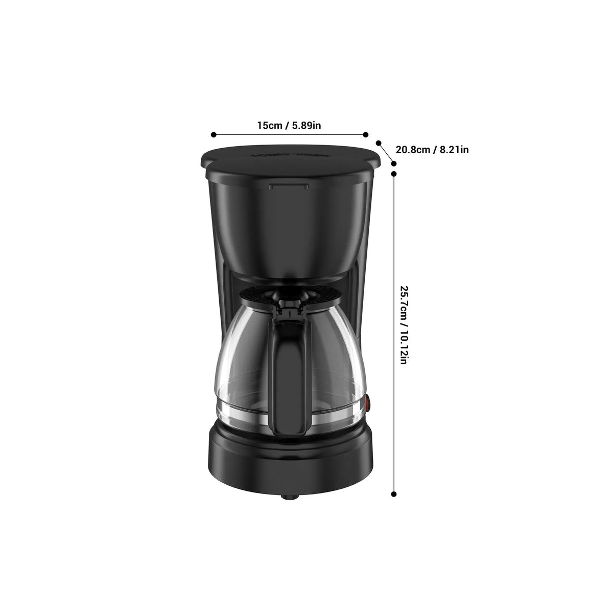 Mainstays 5-Cup Drip Coffee Maker Black, New