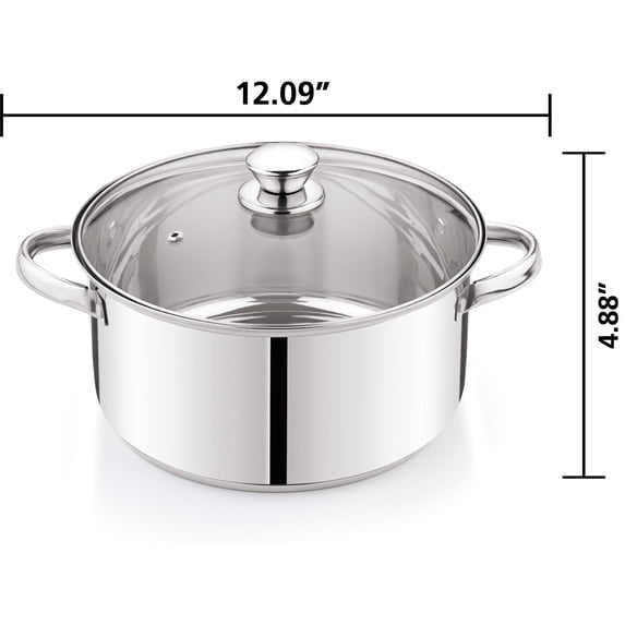 Mainstays Stainless Steel 24Pc Cookware set