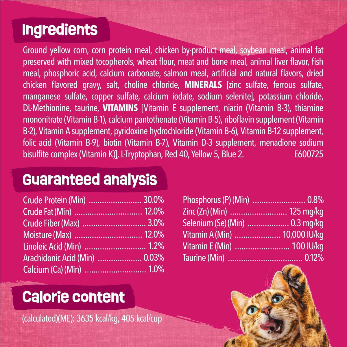 Purina Friskies Gravy Swirlers Dry Cat Food Flavors of Chicken, Salmon and Gravy, 3.15 lb. Bag