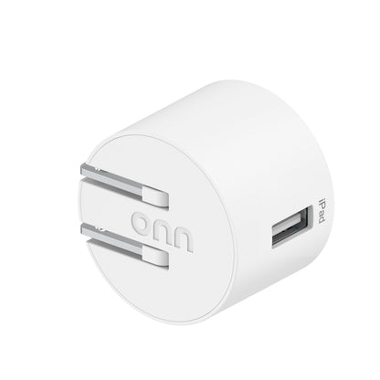 onn 12W Single USB-A Port Wall Charger with 3ft Lightning to USB Cable, MFI Certified Foldable Plug, White - Compatible with iPhone 14/13/12/11/X/XR/XS/8/7/6/5, iPad, Airpods and more