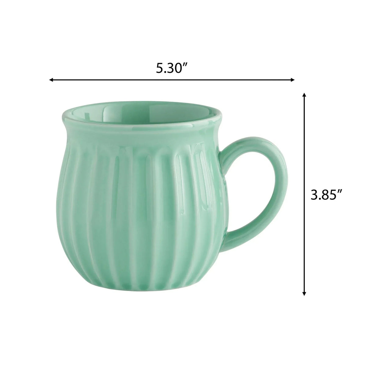The Pioneer Woman Colette 12 oz Green Stoneware Mug