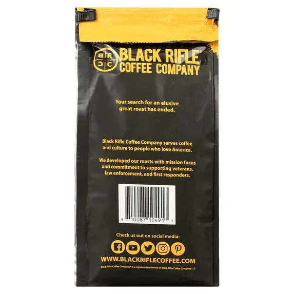 Black Rifle Coffee Tactisquatch, Dark Roast, Ground Coffee,12 oz