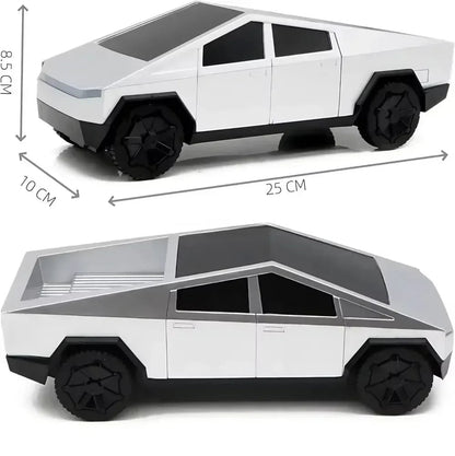 1:12 Cool Cybertruck RC Pickup - 4WD Dual-Motor High-Speed All-Terrain 27MHz RC Car with LED Lights - Kids Boys Gift Toy