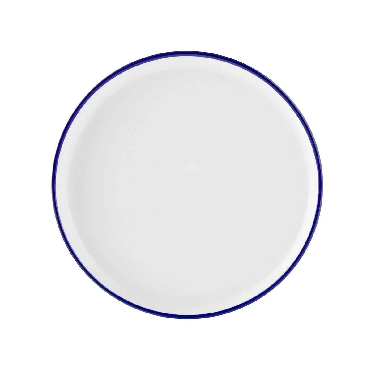 Mainstays 12-Piece Blue Rim Stoneware Dinnerware Set