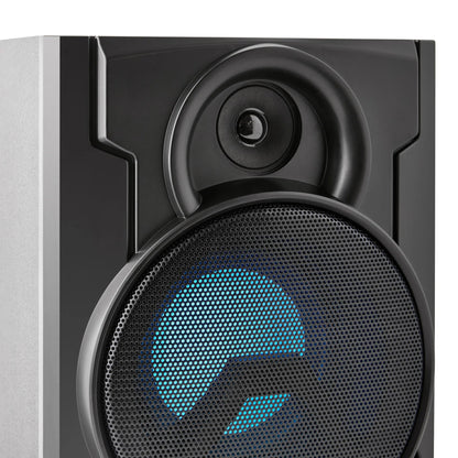 Onn. 100W CD Stereo System with Bluetooth and USB Charging Port