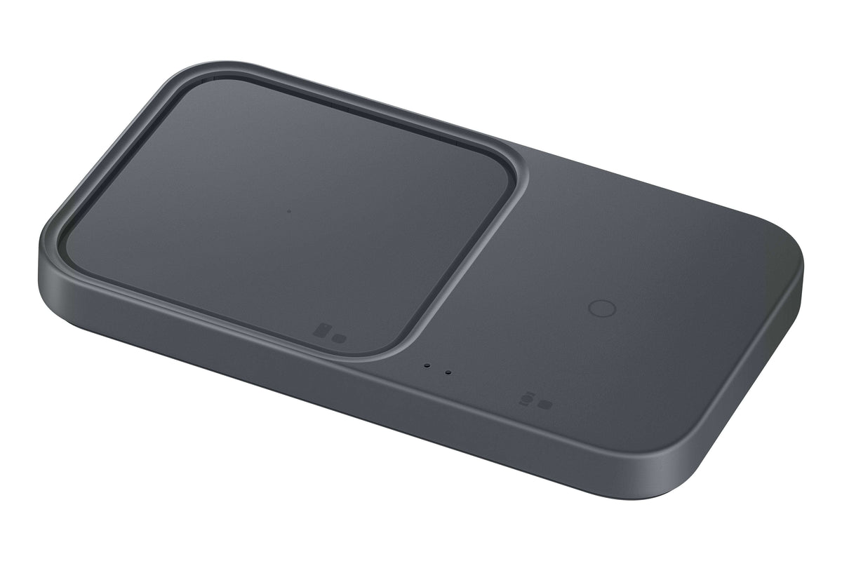 Samsung 15W Wireless Charger Duo w/ USB C Cable, Charge 2 Devices at Once, Cordless Super Fast Charging Pad for Galaxy Phones and Devices, Black