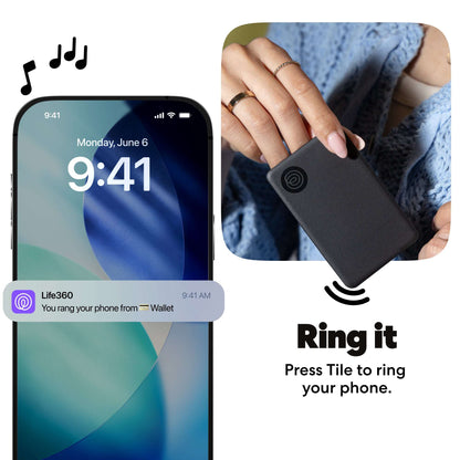 Life360 Tile Mate Essentials 4-Pack Bluetooth Trackers for Keys, Wallets & Phones (2 Mate, 1 Slim, 1 Sticker) – iOS & Android