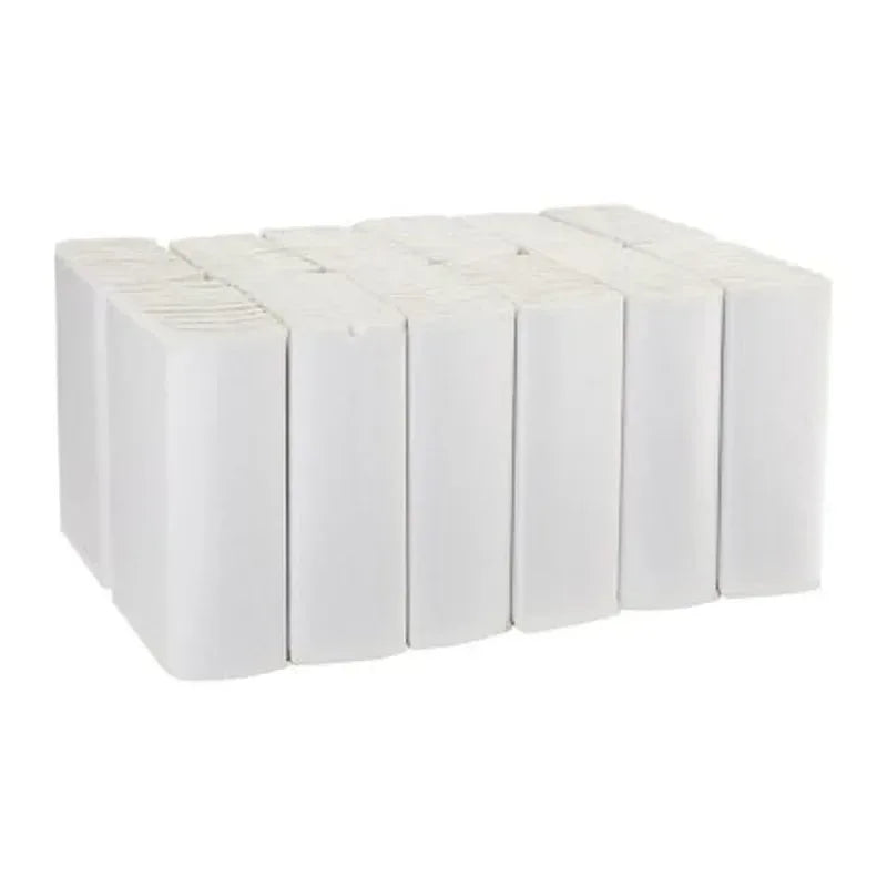 Marathon C-Fold 1-Ply Paper Towels, 10" X 13", White (200 Towels/Pk., 12 Pks.)