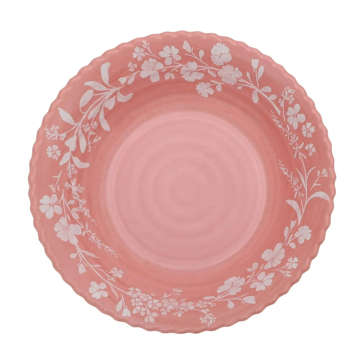 The Pioneer Woman Daisy 12-Piece Bamboo Melamine Dinnerware Set, Pink