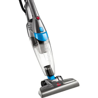 BISSELL 3-in-1, Corded, Stick Vacuum, Carpet, Area Rugs, Hardfloor, Upholstery, Removable Hand Vac, Lightweight, Easy Empty, 2030, Blue & Gray