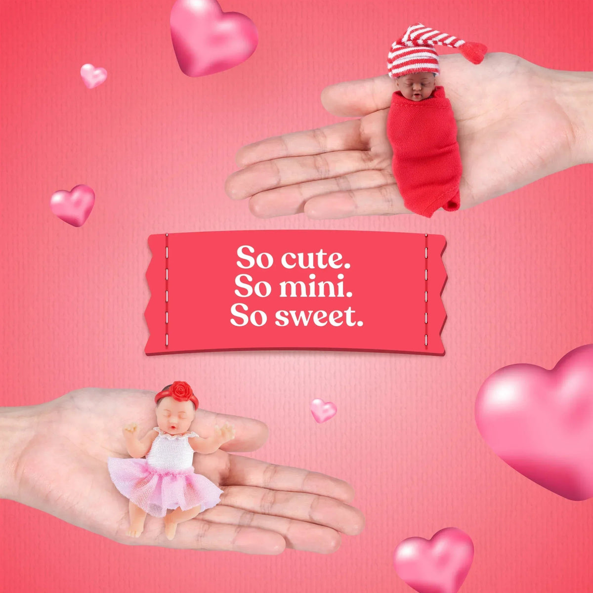 My Mini Baby Sweet Hearts Mystery Capsule - Baby Doll Toy with Accessories Collectible by ZURU