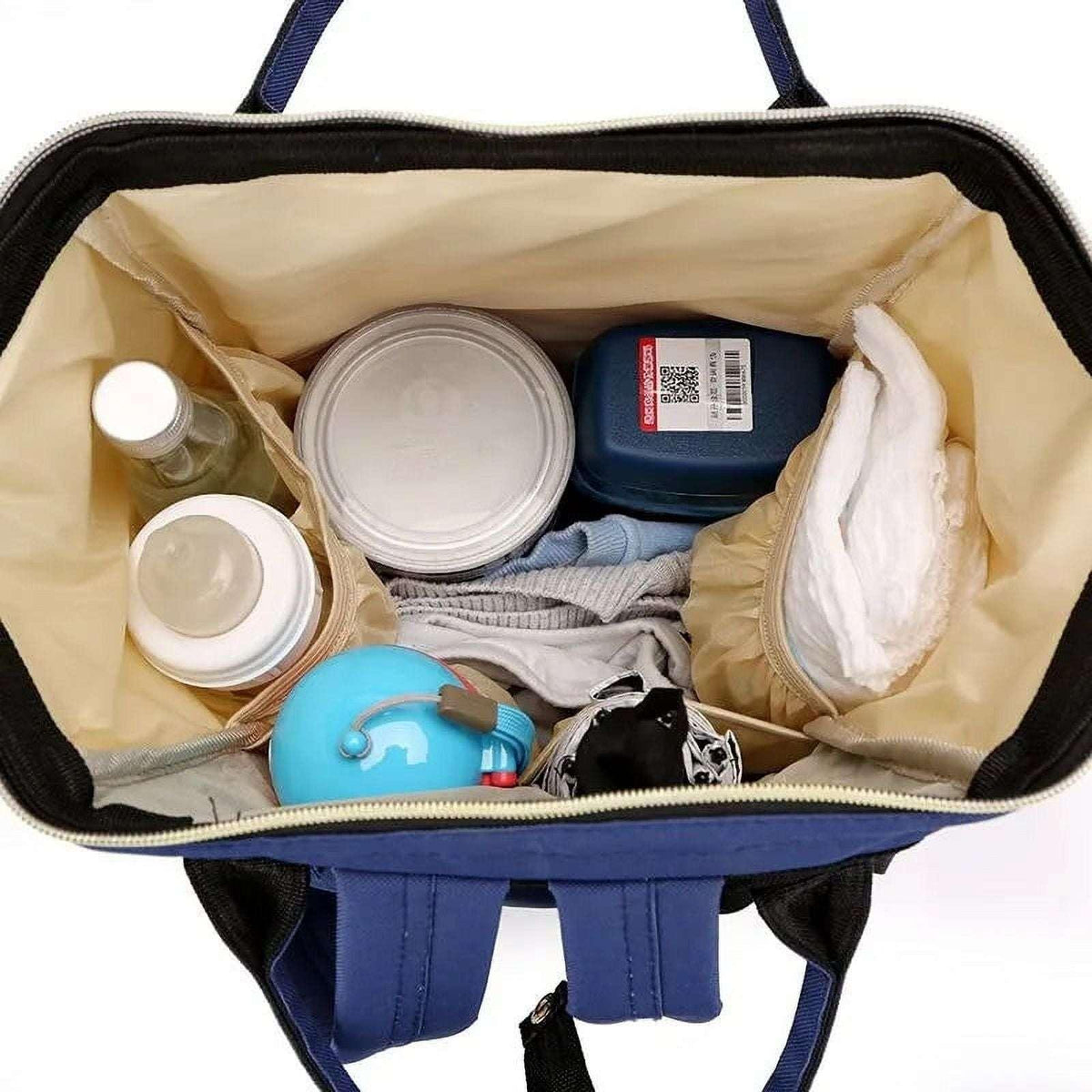 Diaper Bag Mummy Black Color Backpack Large Capacity Bag Mom Baby Multi-function Waterproof Outdoor Travel Diaper Bags For Baby Care