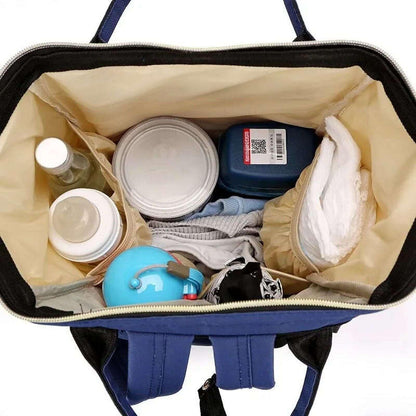 Diaper Bag Mummy Black Color Backpack Large Capacity Bag Mom Baby Multi-function Waterproof Outdoor Travel Diaper Bags For Baby Care