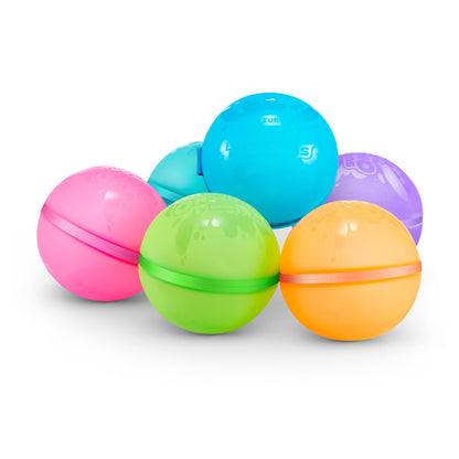 Bunch O Balloons Reusable Water Balloons 6 Pack by ZURU, Self Sealing Pool Beach Toys for Kids, Teens & Adults Ages 3 +