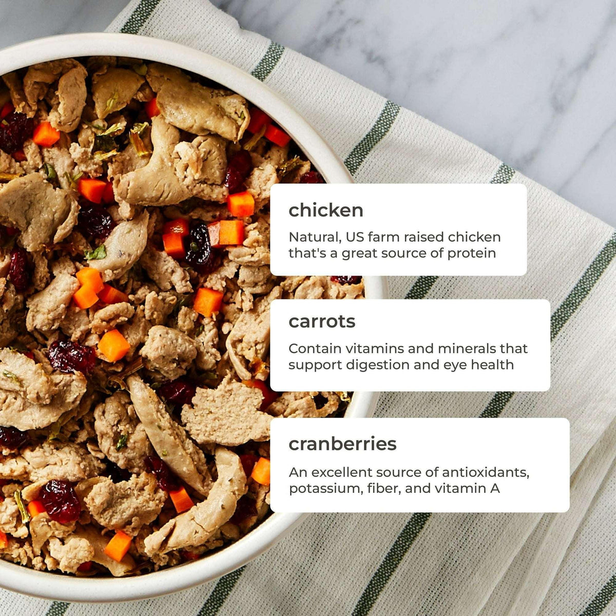 Freshpet Fresh Dog Food, Fresh From The Kitchen, Home Cooked Chicken Recipe, 4.5 lb.