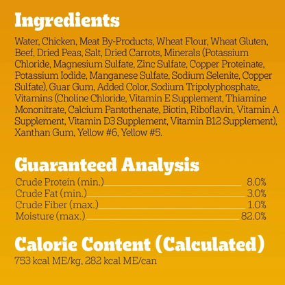 Pedigree Choice Cuts In Gravy Adult Soft Wet Dog Food Country Stew Flavor, 13.2 oz Cans, 12 Count