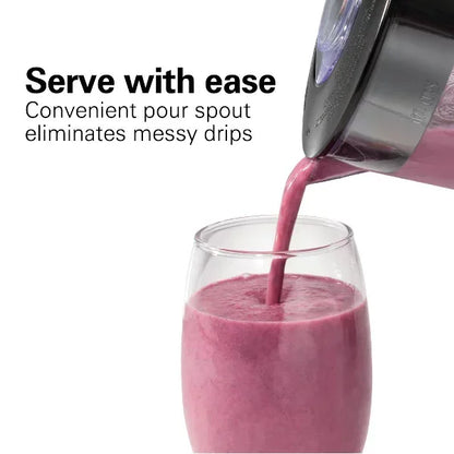 Hamilton Beach Smoothie Blender 56oz 10 Speed Black 50190J: Best Rated Kitchen Blender, 650W, Dishwasher-Safe Parts