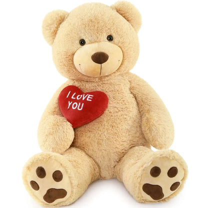 Tezituor 36" Teddy Bear Stuffed Animal Giant Bear Plush with I Love You Heart Plush Toy