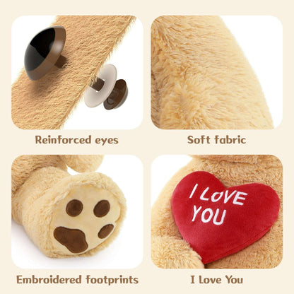 Tezituor 36" Teddy Bear Stuffed Animal Giant Bear Plush with I Love You Heart Plush Toy