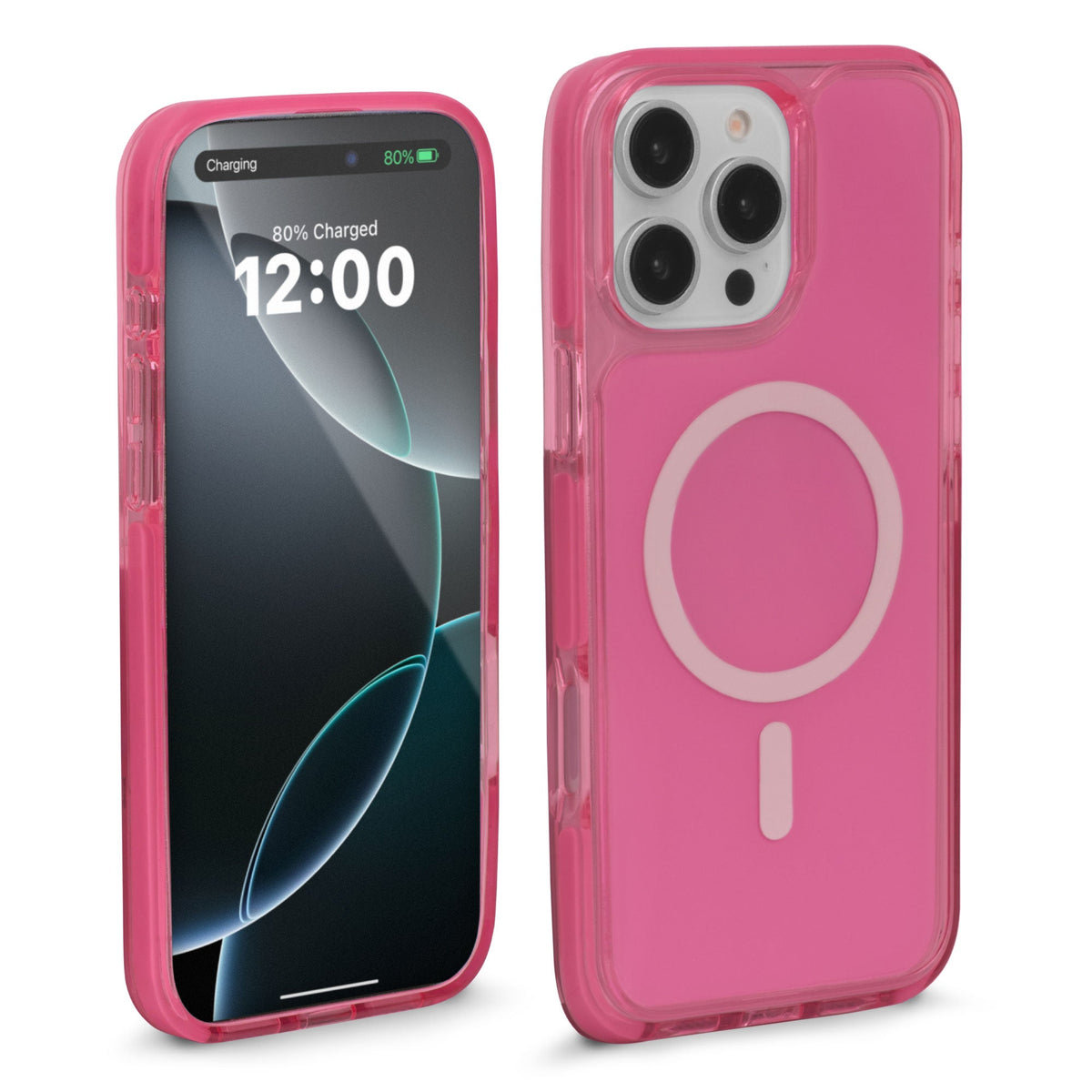 iHome Magnetic Velo Phone Case for iPhone 17/16 Pro, Black