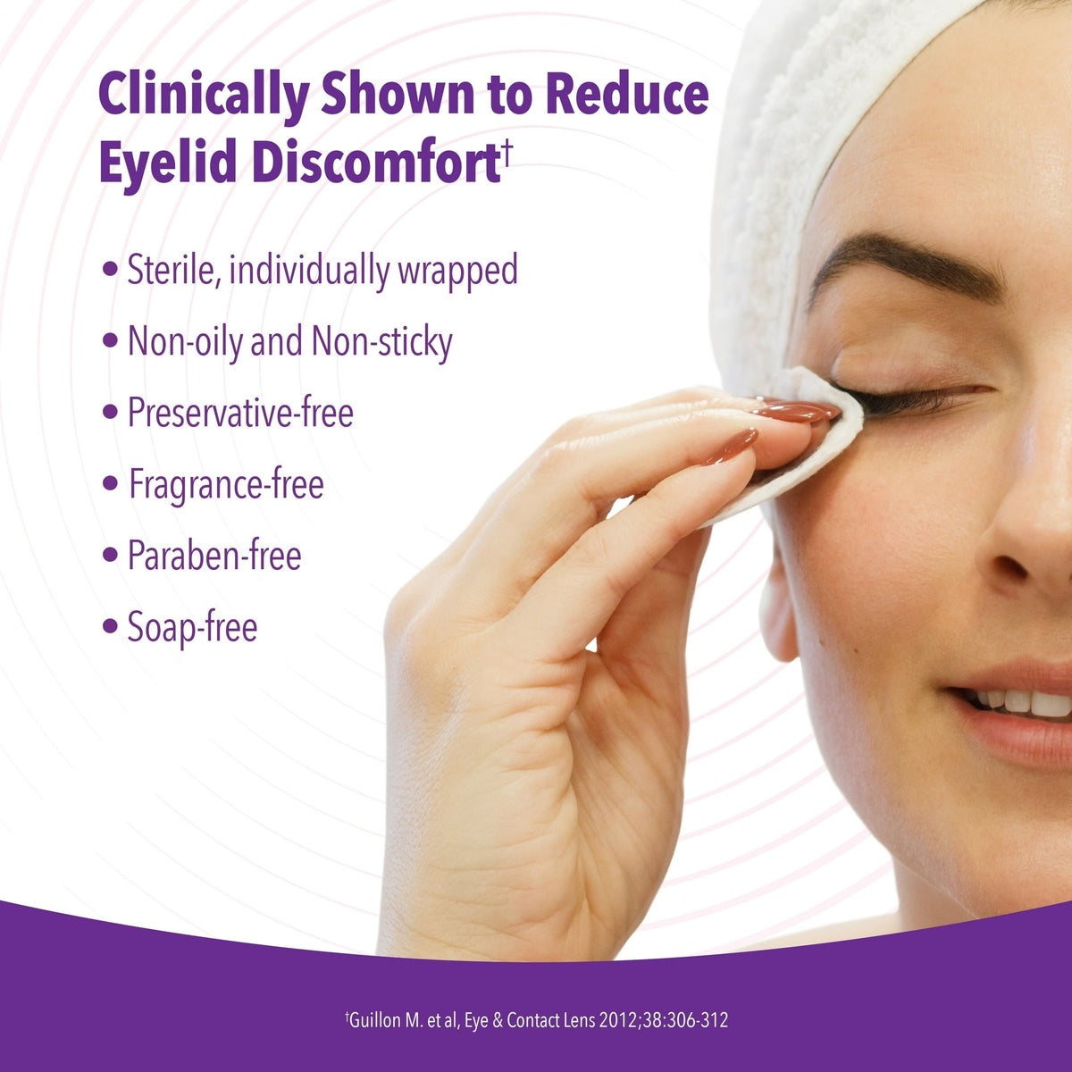 iVIZIA Eyelid Cleansing Wipes 20 Count