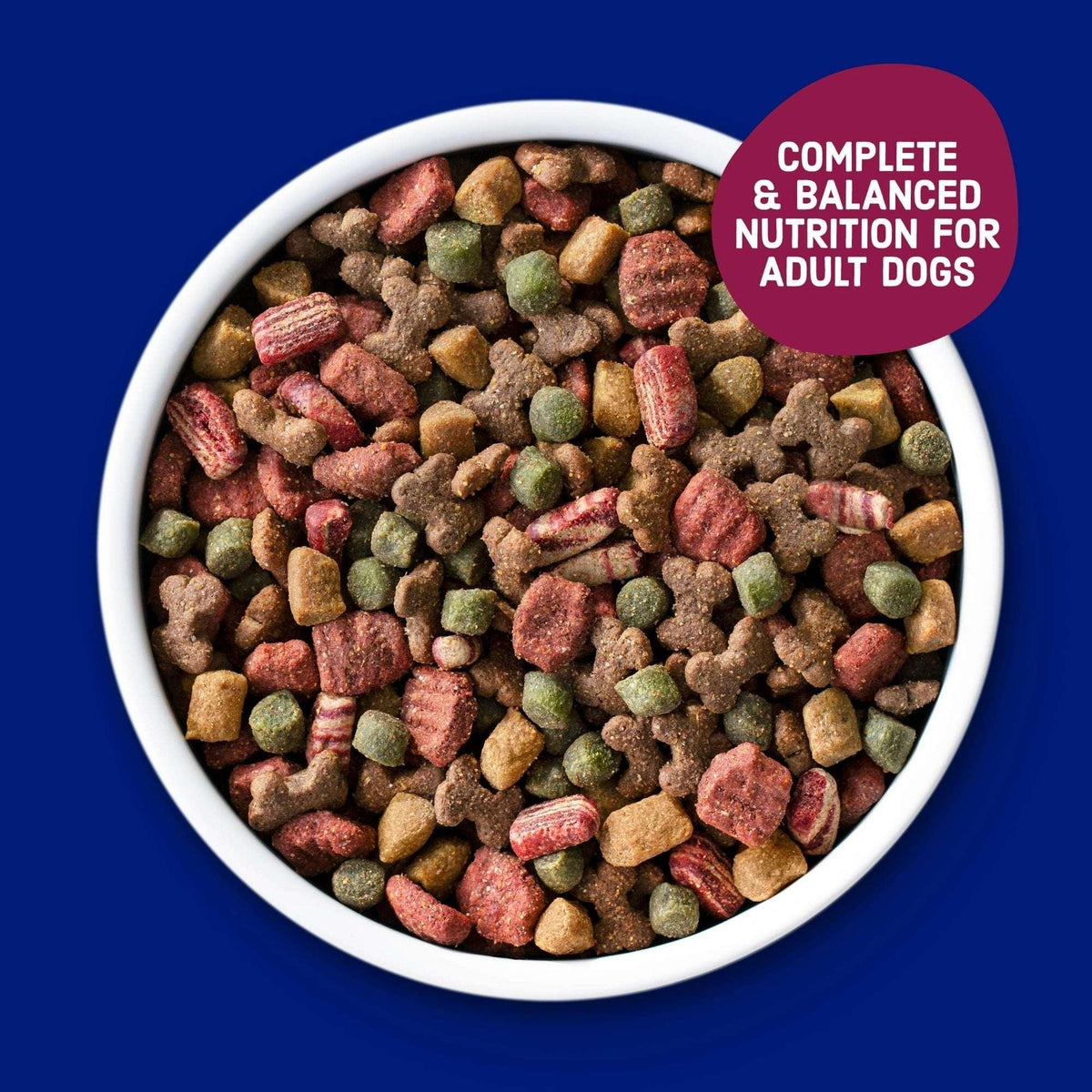 Kibbles 'n Bits Dry Dog Food for Adult Dogs, Savory Bacon & Steak Flavor, 16 lb. Bag