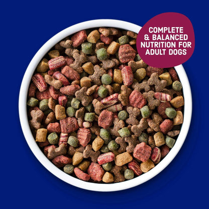 Kibbles 'n Bits Dry Dog Food for Adult Dogs, Savory Bacon & Steak Flavor, 16 lb. Bag