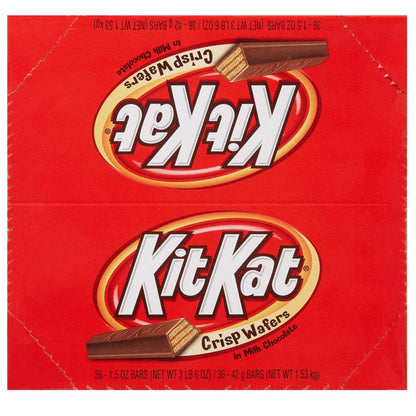 Kit Kat Crisp Wafers In Milk Chocolate, 1.5 oz, 36-count