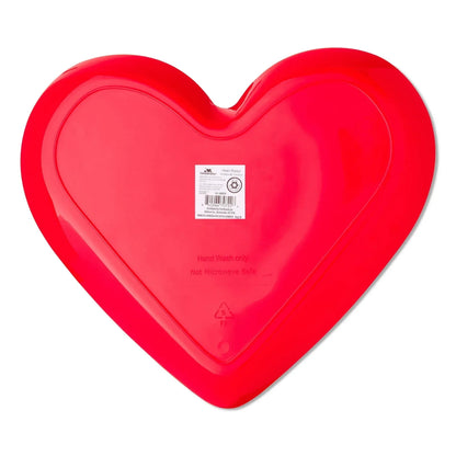 Heart Platter, Red, 13" x 11", Valentine's Day by Way To Celebrate, 2 ct.