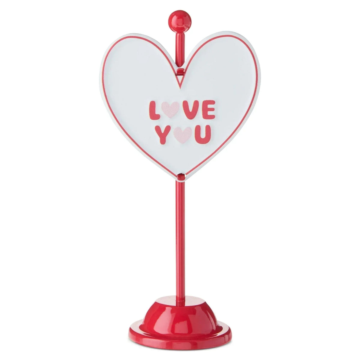 Love You Heart Tabletop Decoration, Multicolor, 7", Valentine's Day by Way To Celebrate