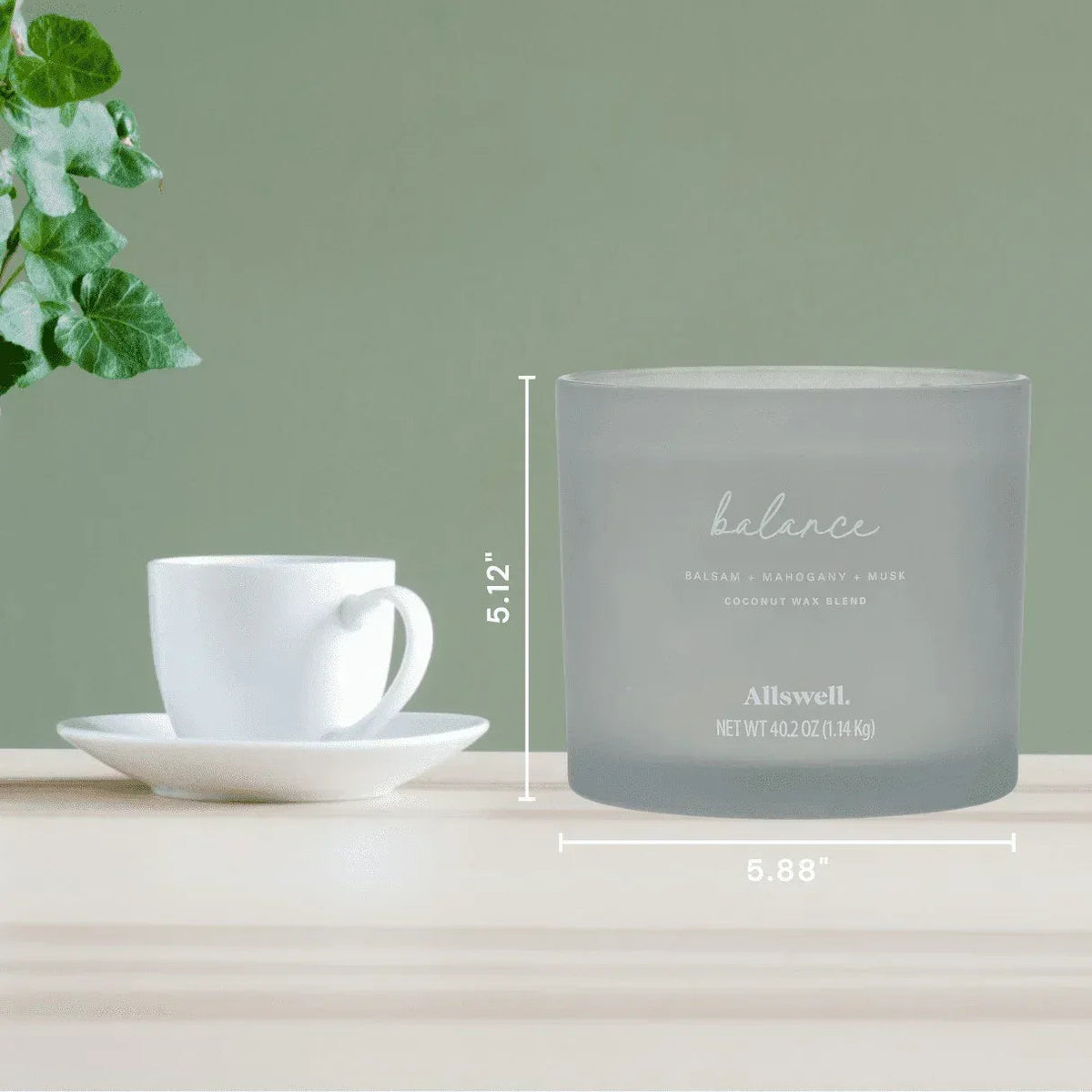 Allswell Scented 4-Wick Spa Jar Candle 40.2oz.