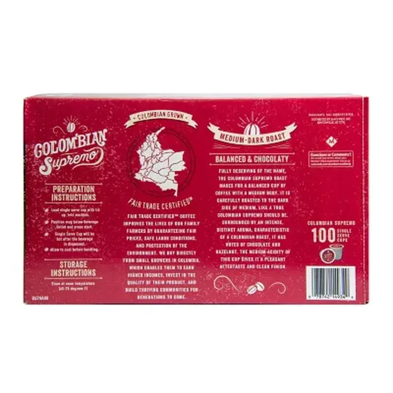 Member's Mark Medium-Dark Roast Coffee Pods 100 Count