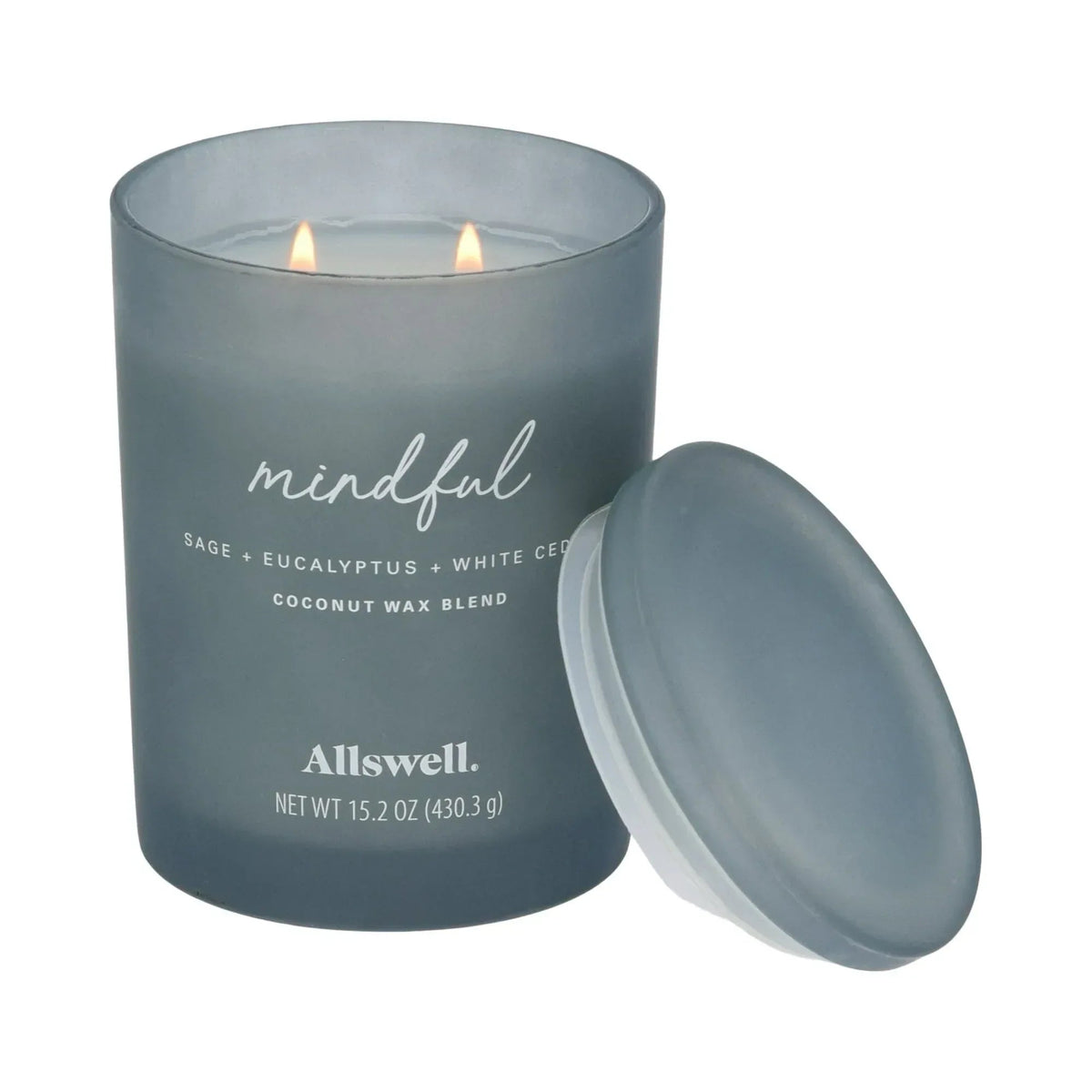 Allswell Scented 2-Wick Spa Jar Candle 15oz.