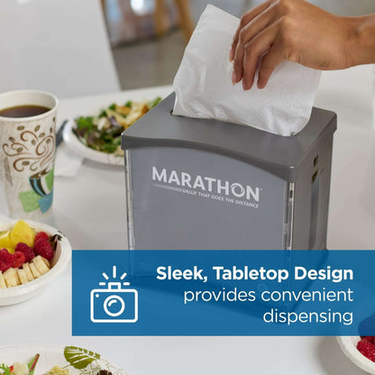 Marathon Interfold Gray Napkin Dispenser 2 ct.