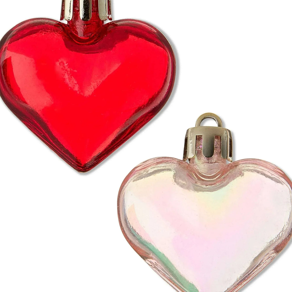 Heart Ornament Decorations, Red and Iridescent, 12 Count, Valentine's Day by Way To Celebrate