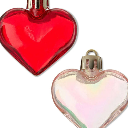 Heart Ornament Decorations, Red and Iridescent, 12 Count, Valentine's Day by Way To Celebrate