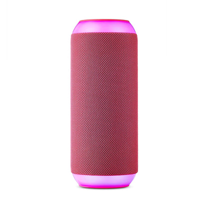 onn Large Rugged Speaker with Bluetooth Wireless Technology and LED Lighting, Camo