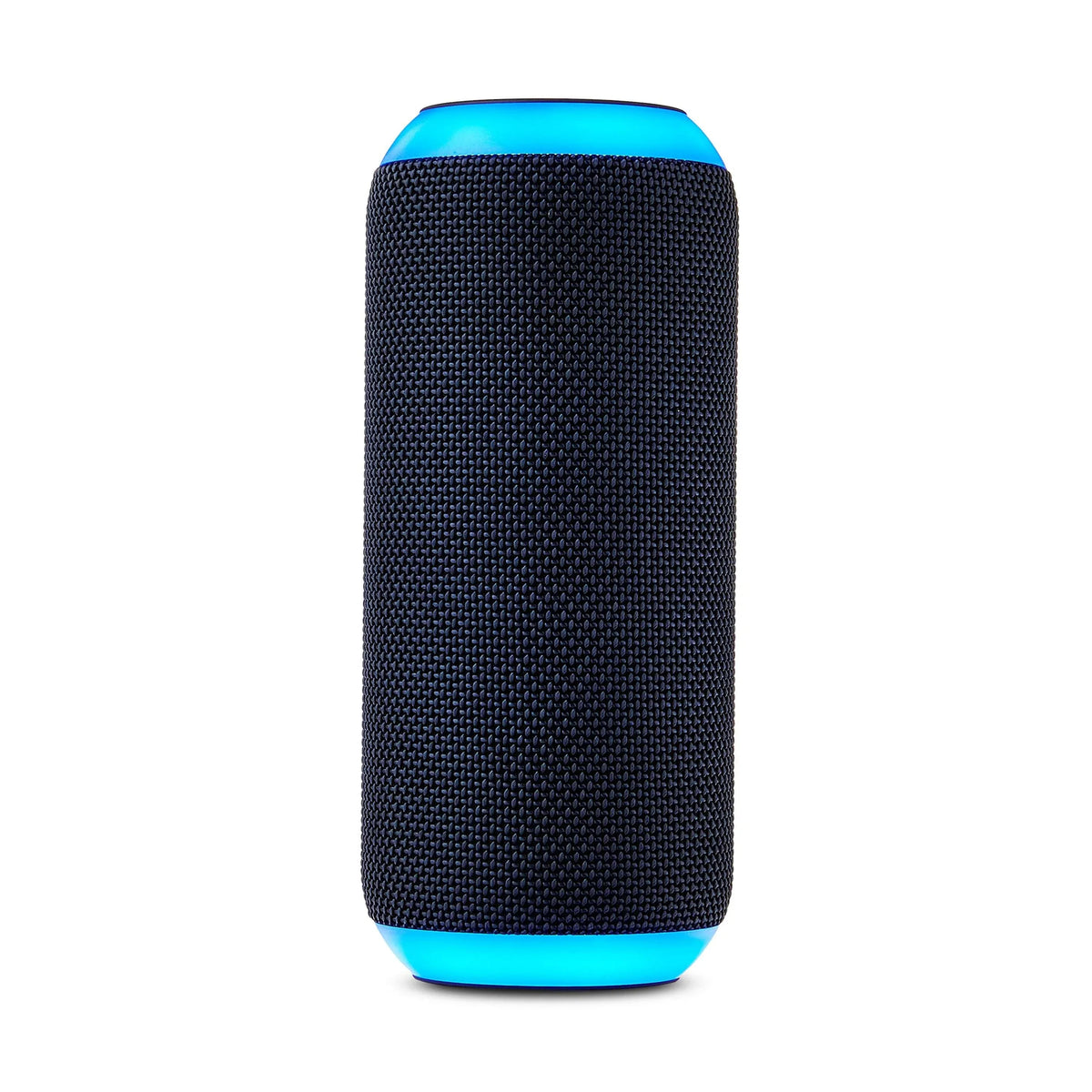 onn Medium Rugged Speaker with Bluetooth Wireless Technology and LED Lighting, Navy
