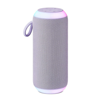 onn Medium Rugged Speaker with Bluetooth Wireless Technology and LED Lighting, Navy